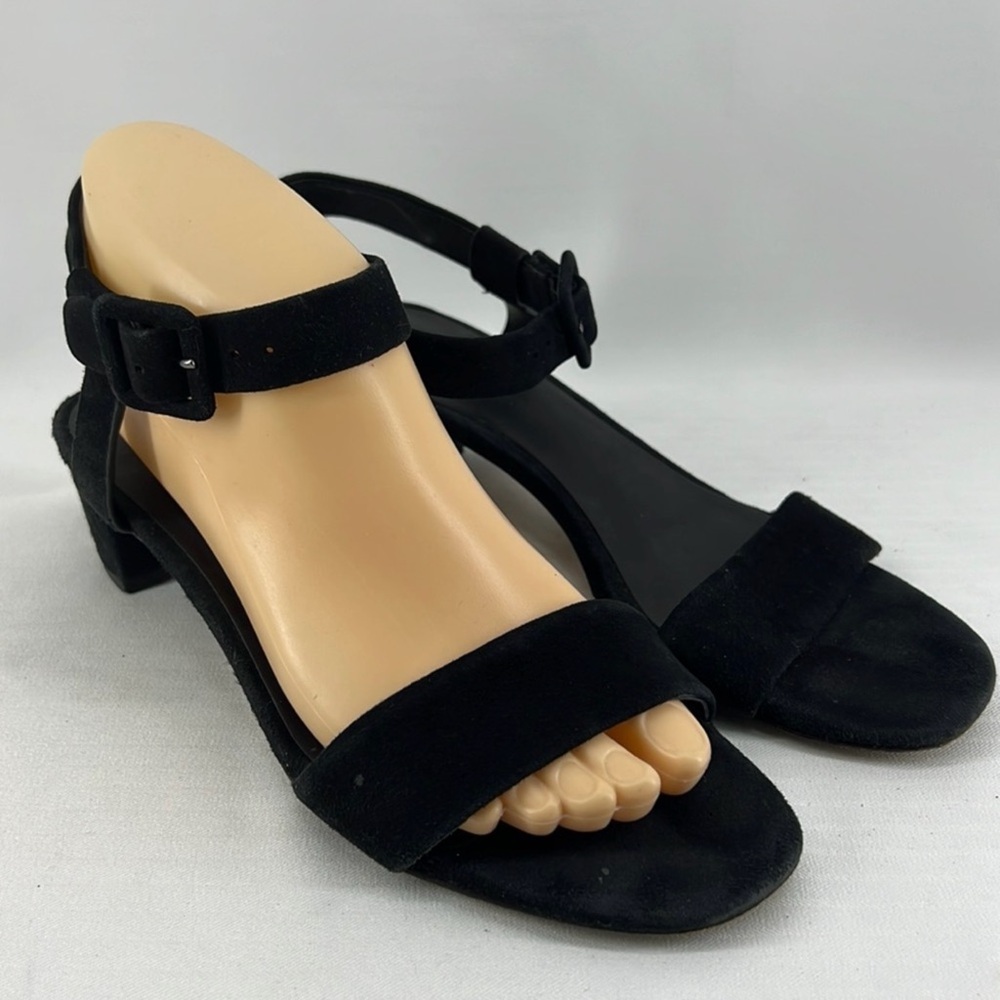 Vince Black Suede Women's Sandals